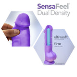 Neo 8in Dual Density Dildo Neon