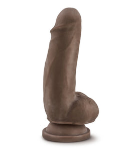 Au Naturel 7 Sensa Feel Fat Boy Chocolate Realistic Dildo 