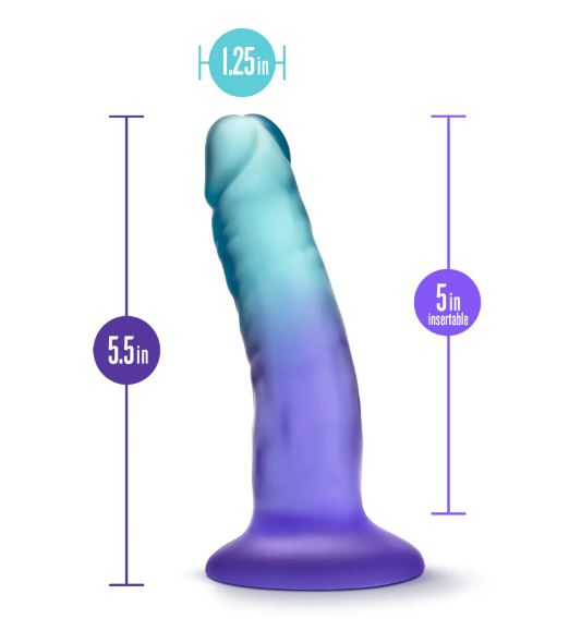 B Yours Morning Dew 5 Dildo Indigo " Default Title