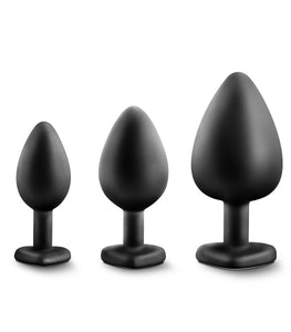 Luxe Bling Plugs Training Kit Gems Black White