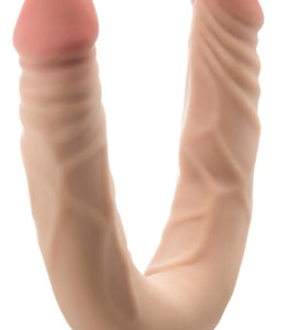 Dr Skin Plus - 14 Posable Double Dong - Beige 