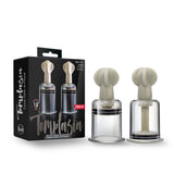 Temptasia Clit & Nipple Twist Large Suckers Set Of 2 Clear