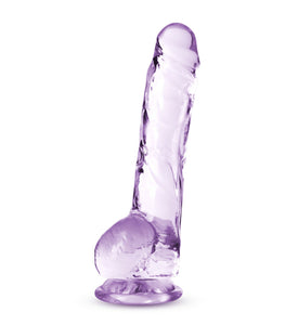 Naturally Yours 8in Amethyst Crystalline Dildo