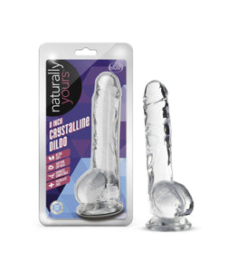 Naturally Yours 8in Diamond Crystalline Dildo