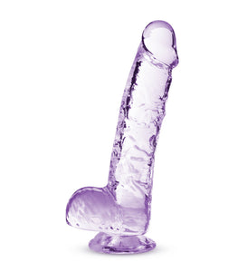 Naturally Yours 6in Amethyst Crystalline Dildo