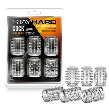 Stay Hard Cock Sleeve Kit Clear Default Title