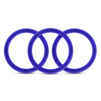 Performance Vs1 Pure Premium Silicone Cockrings Medium Indigo Default Title