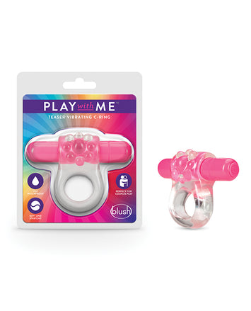 Play With Me Teaser Vibrating C-ring Green