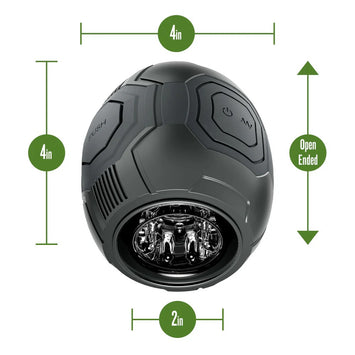 M For Men Dome X Vibrating Masturbator Black Default Title