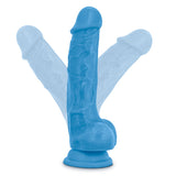 Neo 7.5" Dual Density Cock W/balls Neon