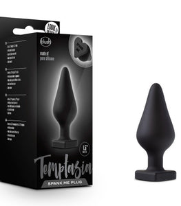 Temptasia Spank Me Butt Plug Black