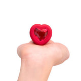 B Vibe Vibrating Heart Shaped Jewel Plug