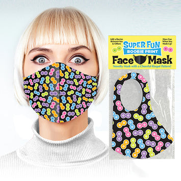 (wd) Super Fun Boob Face Mask Default Title
