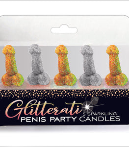 Glitterati Glitter Penis Party Candles