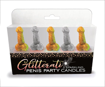 Glitterati Glitter Penis Party Candles Default Title