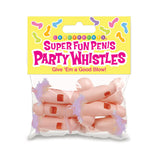 Super Fun Penis Party Whistles 6pk Default Title