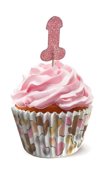 Glitterati Penis Party Cupcake Set Default Title