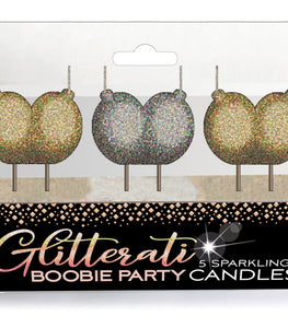 Glitterati Boobie Candle Set