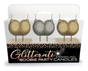 Glitterati Boobie Candle Set Default Title