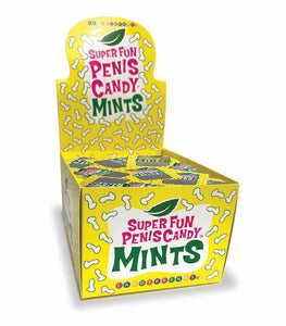 Super Fun Penis Mints 5pc Bags Display Of 100 Bags Default Title