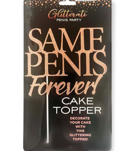 Glitterati Same Penis Cake Topper