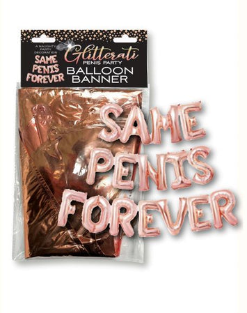 Glitterati Same Penis Balloon Topper Default Title