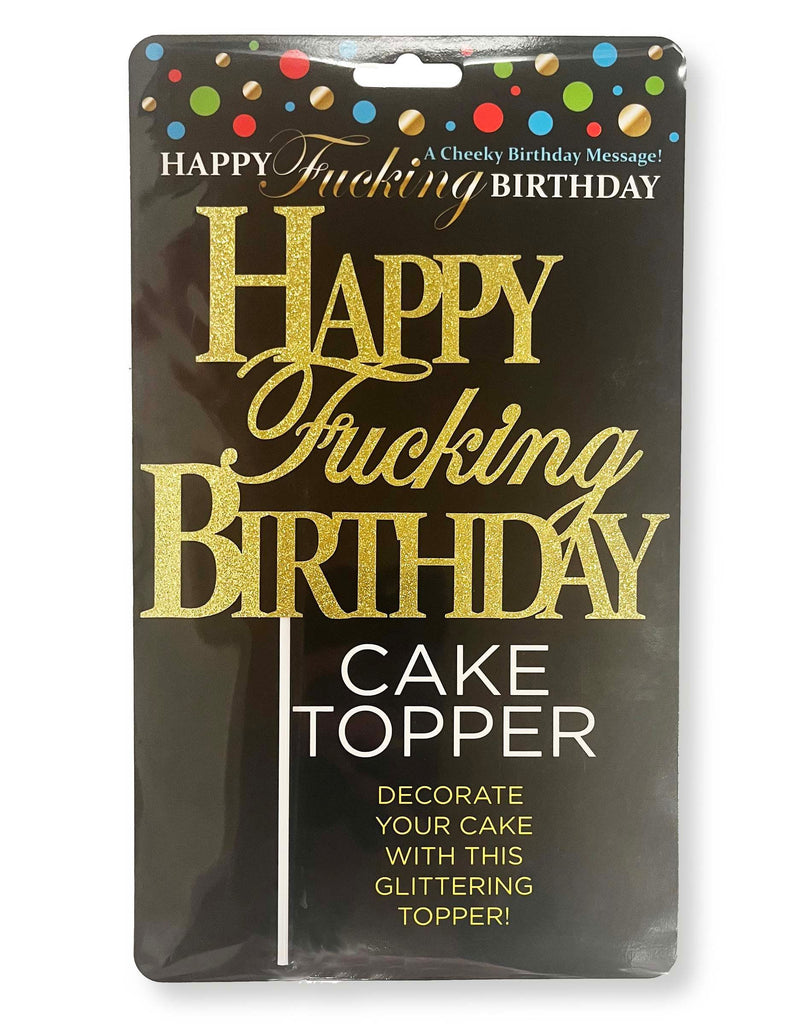 Happy F'ing Birthday Cake Topper Default Title