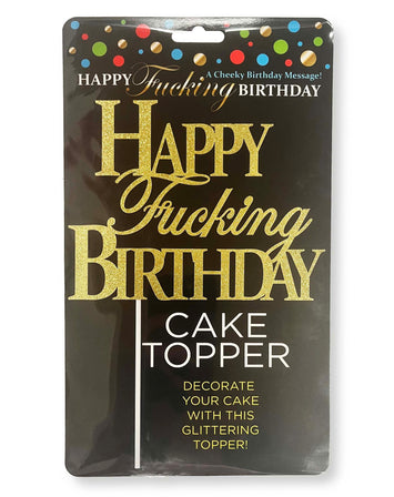 Happy F'ing Birthday Cake Topper Default Title