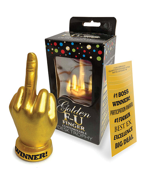 Golden F-u Finger Trophy Default Title