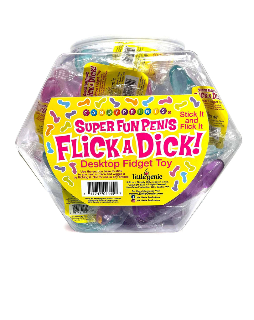 Flick A Dick Fidget Toy 24pc Fishbowl Default Title