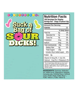 Suck A Bag Of Sour Dicks Display Of 100