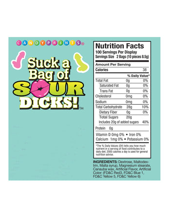 Suck A Bag Of Sour Dicks Display Of 100 Default Title