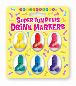 Super Fun Penis Silicone Drink Markers Default Title