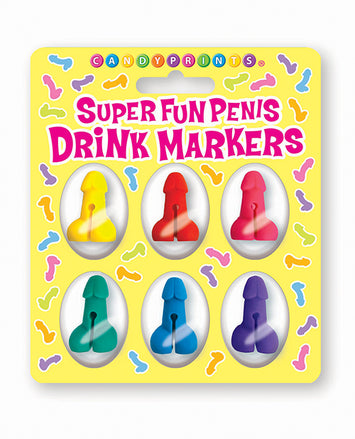 Super Fun Penis Silicone Drink Markers Default Title