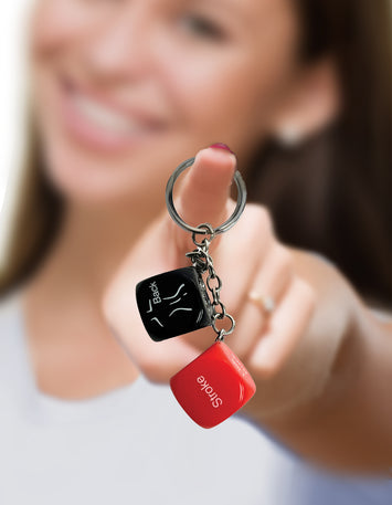 Super Fun Key Chain Sex Dice Default Title