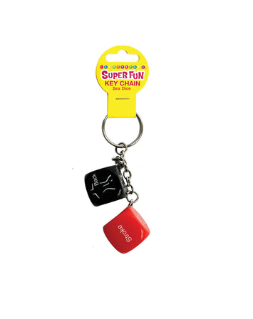 Super Fun Key Chain Sex Dice Default Title