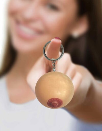 Super Fun Key Chain One Squishy Boob Default Title