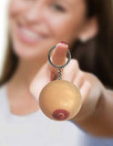 Super Fun Key Chain One Squishy Boob