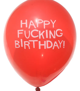 X-rated Birthday Balloons