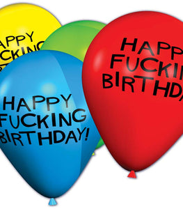 X-rated Birthday Balloons