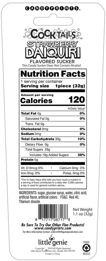 Cocktails Sucker Strawberry Daiquiri Default Title