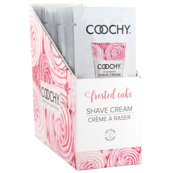 Coochy Shave Cream Frosted Cake Foil 15 Ml 24pc Display Default Title