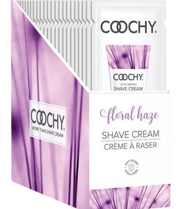 Coochy Shave Cream Floral Haze Foil 15 Ml 24pc Display