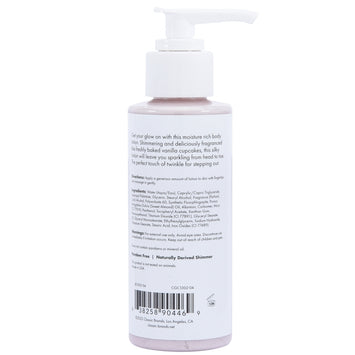 Glow Vanilla Cupcake Shimmer Lotion 4 Fl Oz Pink
