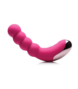 Gossip Silicone Beaded G-spot Rechargeable Vibrator