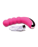 Gossip Silicone Beaded G-spot Rechargeable Vibrator