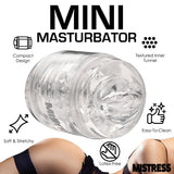 Mistress Double Shot Mouth & Pussy Stroker Clear