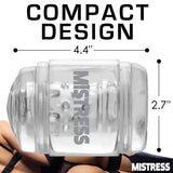 Mistress Double Shot Pussy & Ass Stroker Clear