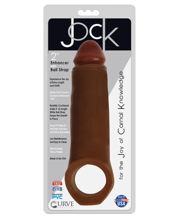 Jock 2in Enhancer W/ Ball Strap Chocolate Default Title