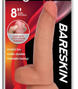 Jock Bareskin Vanilla Dildo W/ Balls